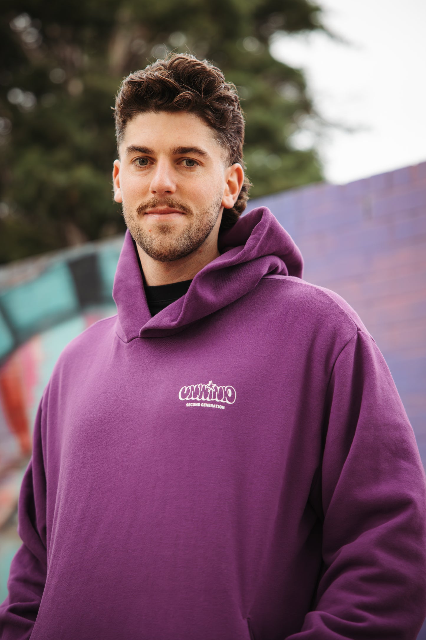 UNWIND HOOD PURPLE