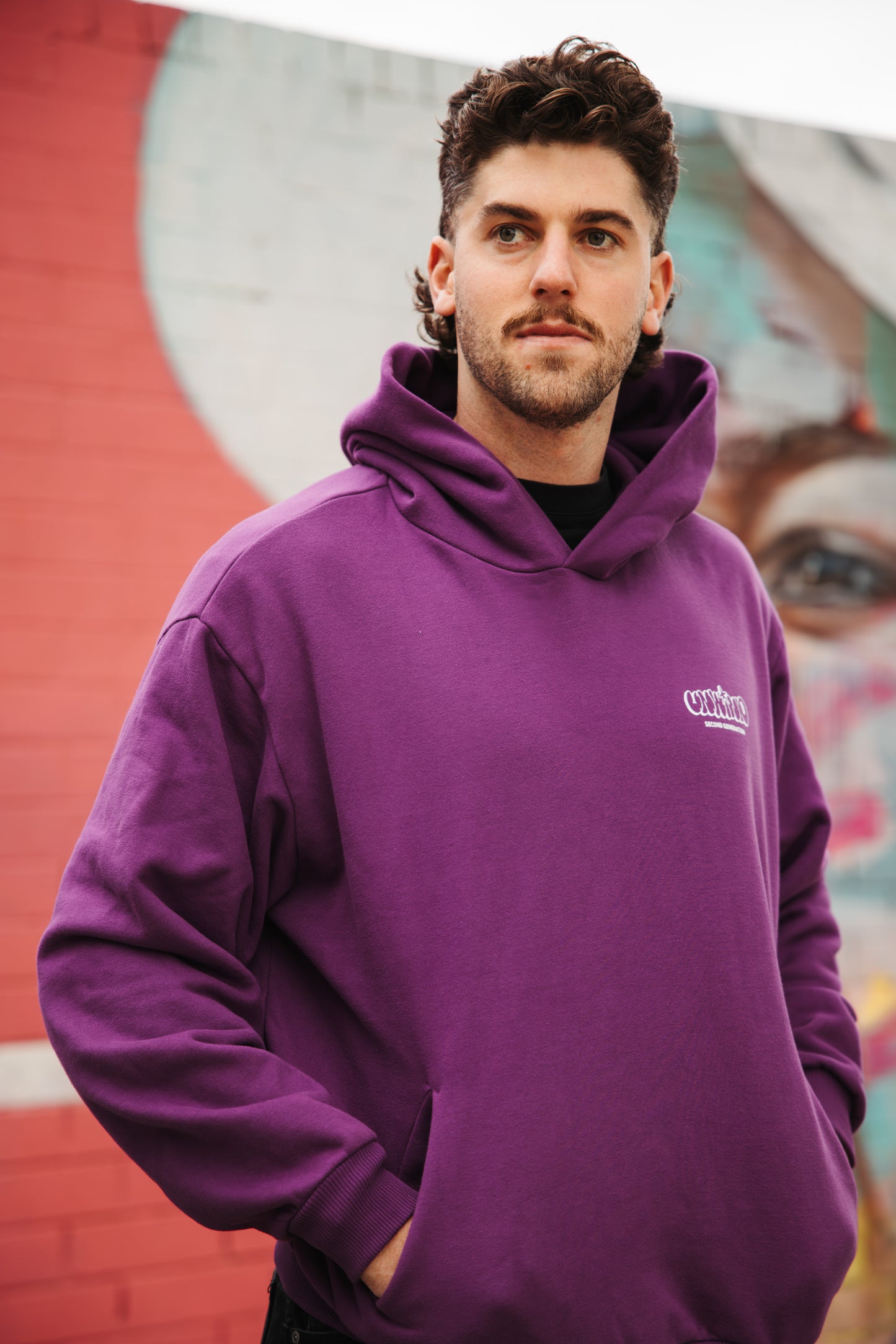 UNWIND HOOD PURPLE