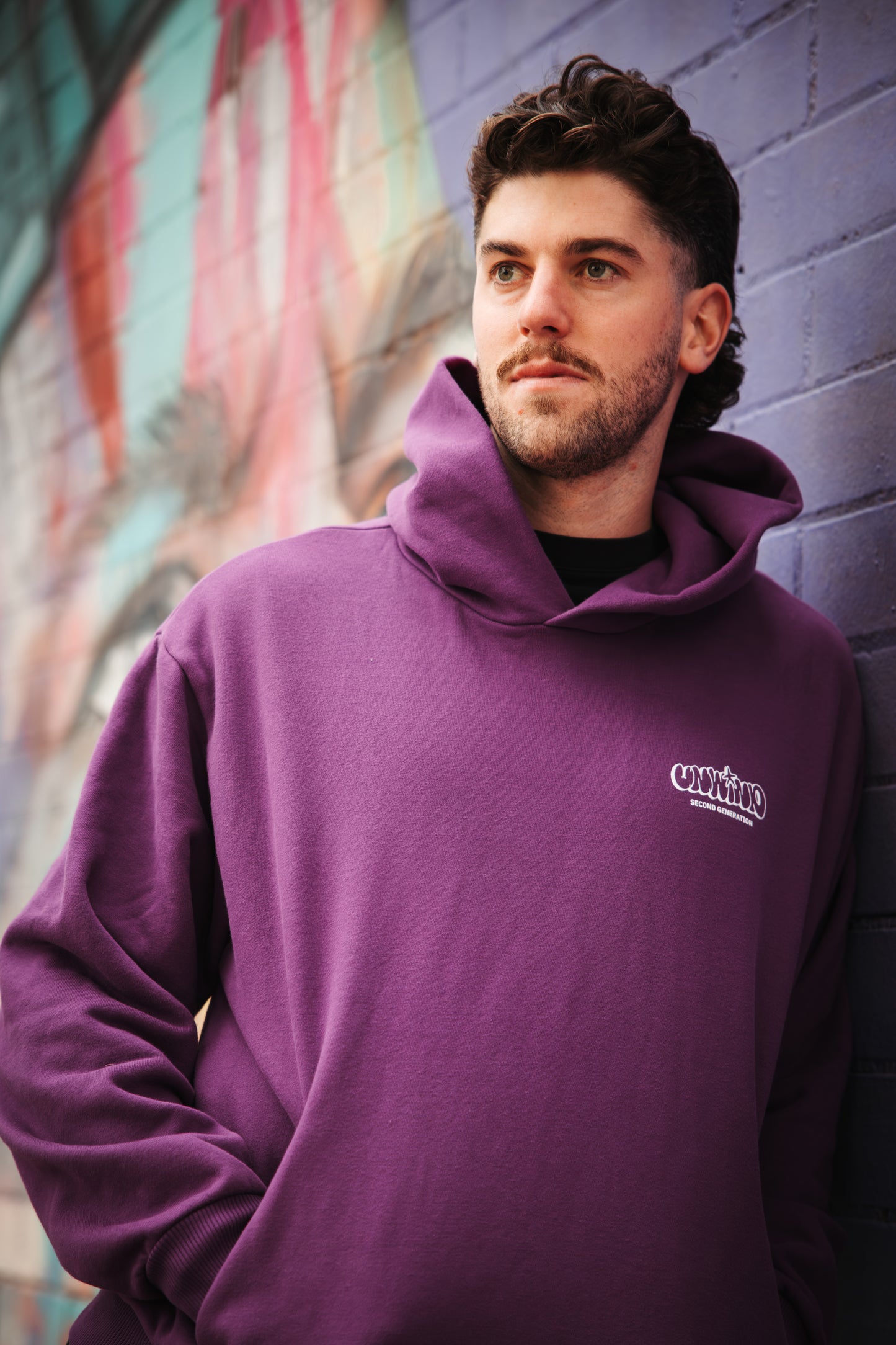 UNWIND HOOD PURPLE