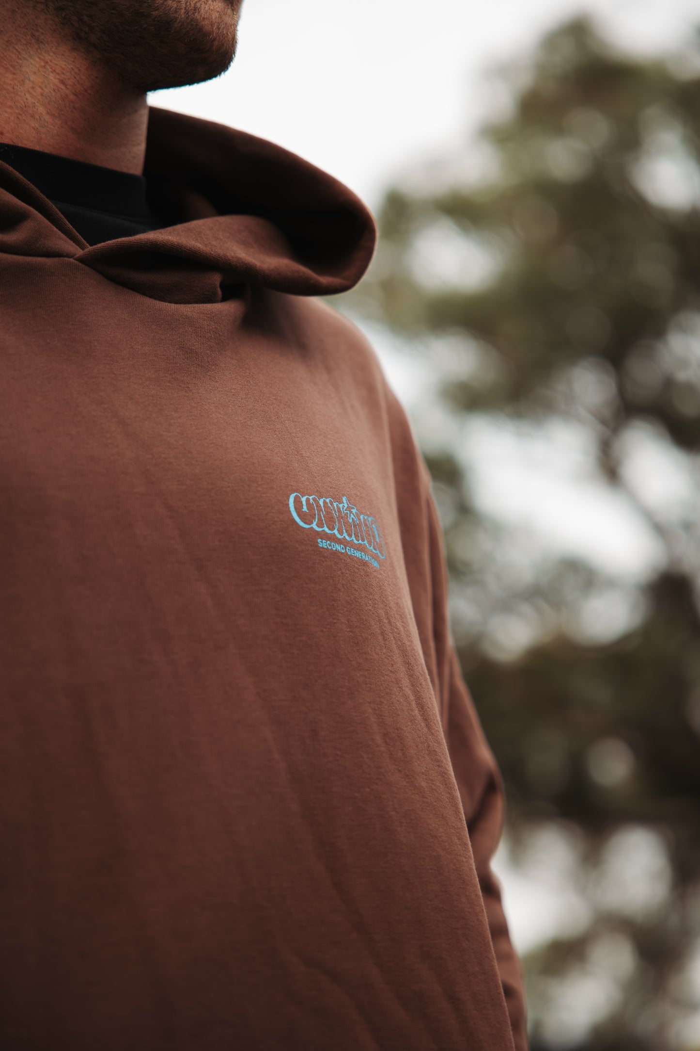 UNWIND HOOD BROWN