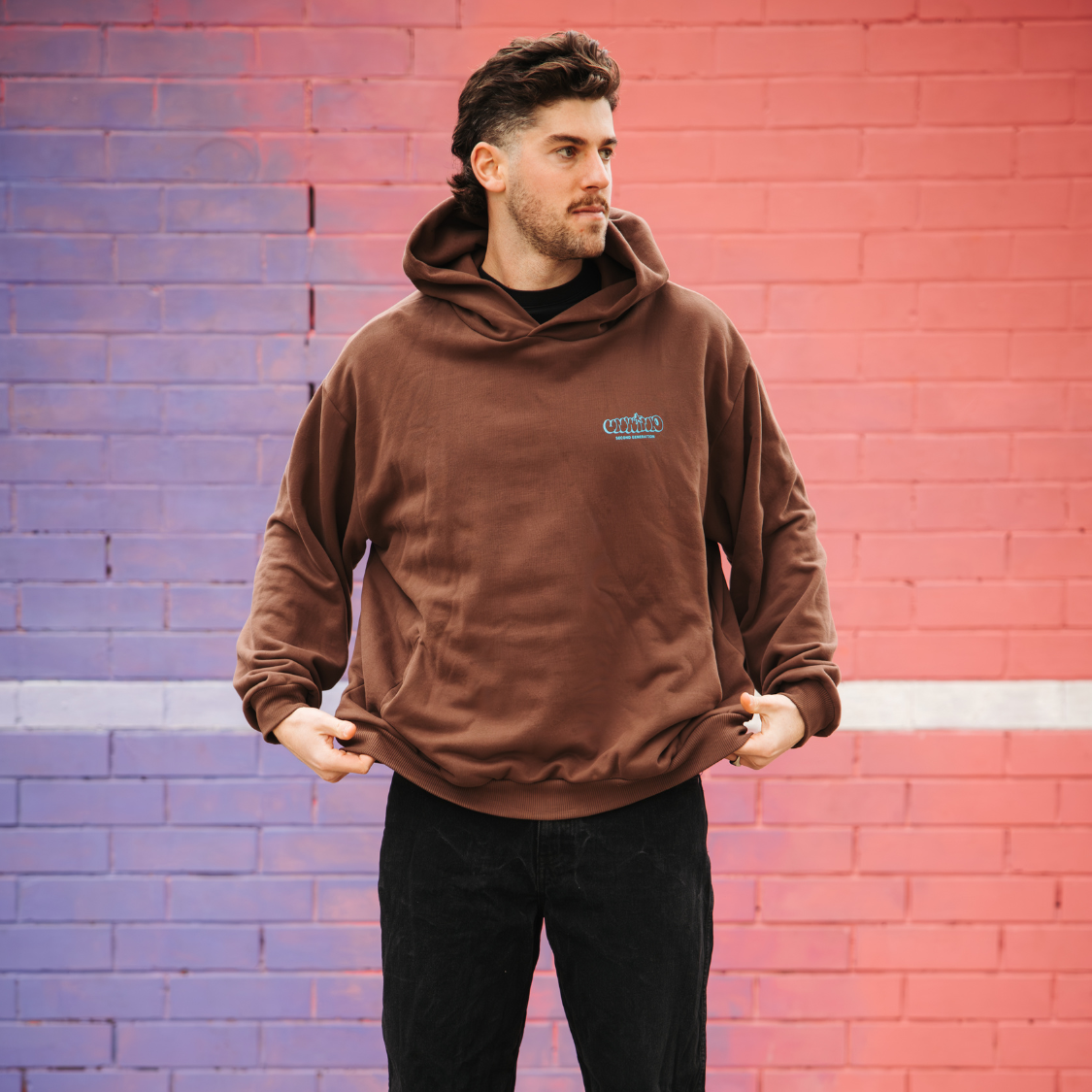 UNWIND HOOD BROWN