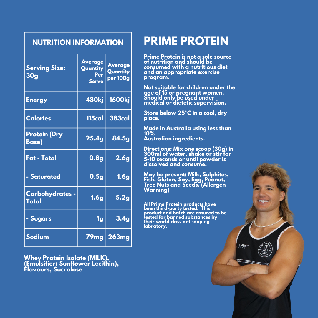 Prime Protein: 100% Grass-Fed Whey (Chocolate)